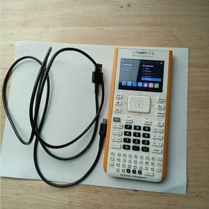 Texas Instruments TI Nspire CX II Graphing Calculator with charger no cover